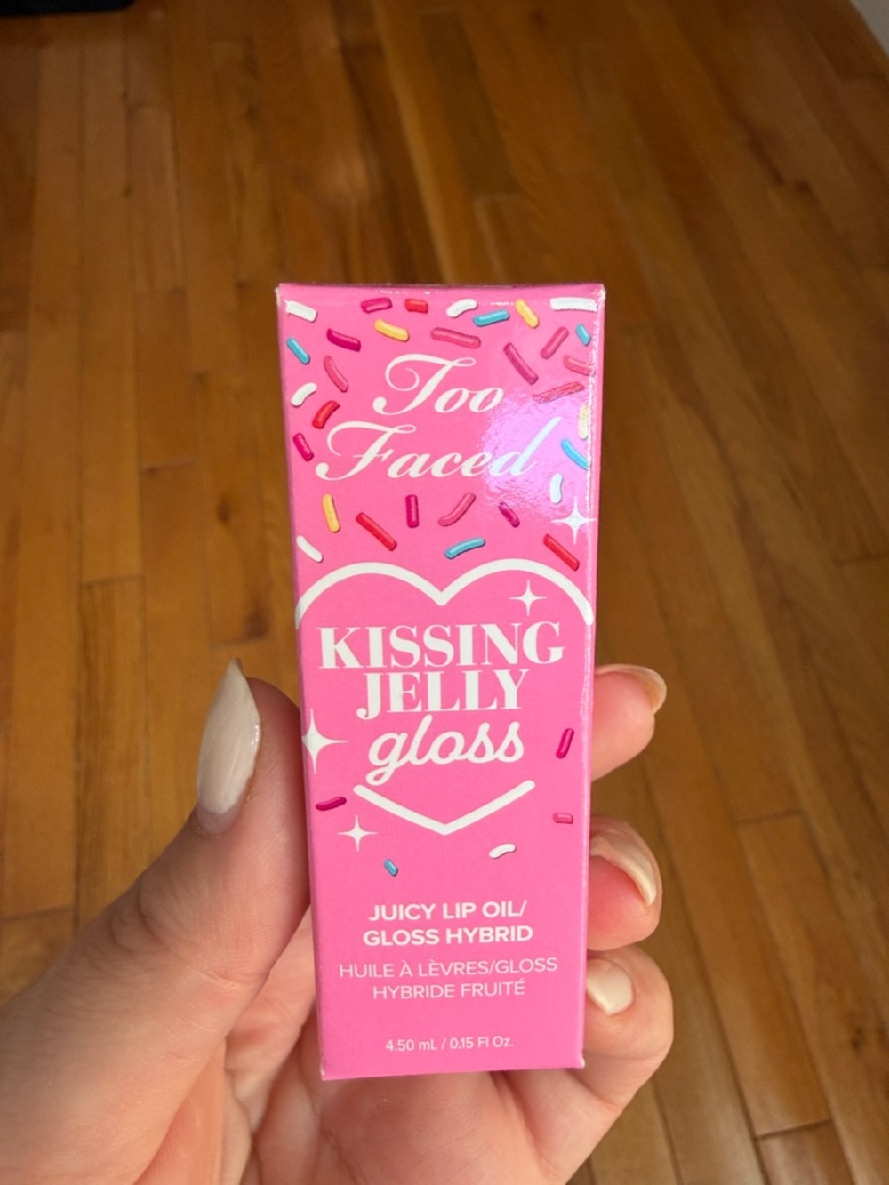 Too Faced Kissing Jelly Lip Gloss Oil in Shade Birthday Kiss NWT NEVER USED